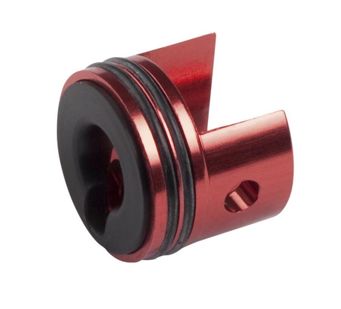 Denne cylinder hoved har en dobbelt o-ring