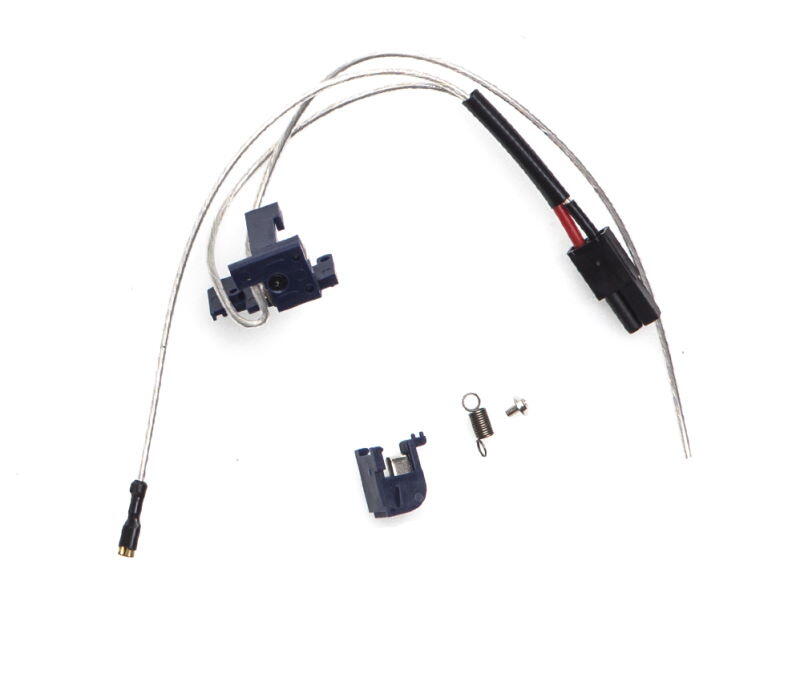 Dette kontaktsæt passer til en V2 gearboks og har ledninger ud til kolben