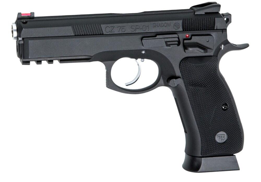 Sort hardball pistol med blowback