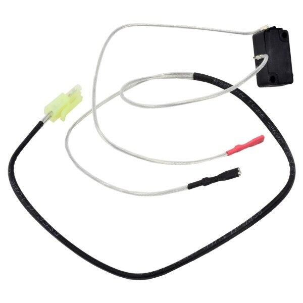 Micro switch kontaktsæt til version 2 gearbokse med QB og batteri ledningerne bag ud til kolben