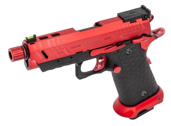 Denne pistol kommer i flere forskellige farver