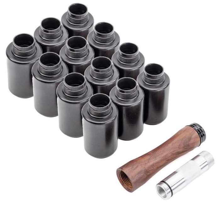 Denne pakke kommer med 12 shells