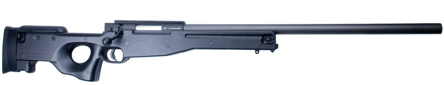 Airsoft sniper riffel med rail til montering af sniper kikkert