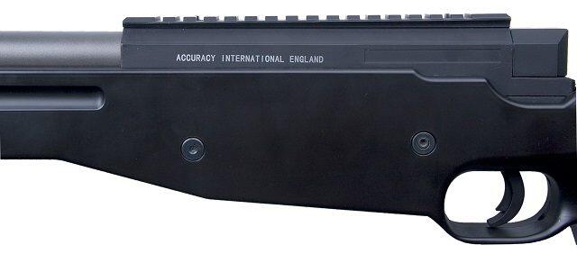 Sniper riflen kommer med markings