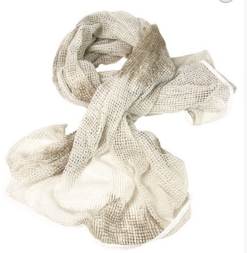 Tørklæde Hvid 190x90cm