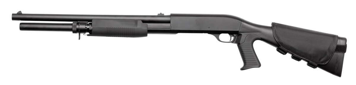 Denne shotgun 3 skud hver gang man har ladt geværet