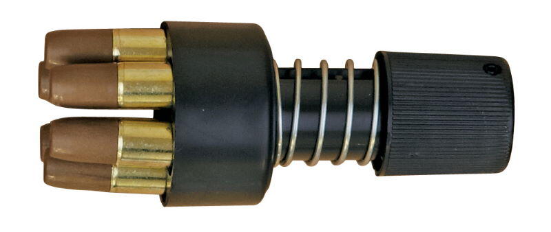 Sort speedloader til hurtig ladning af D&W revolver