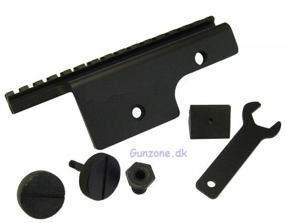 Rail skinne til kikkert eller rødpunkt på en M14 softgun