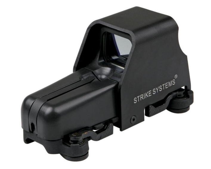 Dette holo sigte kan skifte mellem rød og grøn reticle