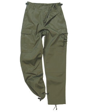 Bukser, Olive drab, XS