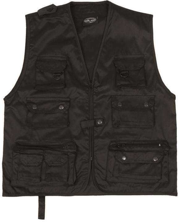 Jagt-vest Sort XL
