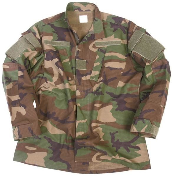 ACU Jakke RipStop Woodland XL