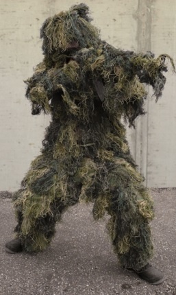 SNIPER GHILLIE SUIT 'ANTI FIRE' 4PC.WOOD.M/L