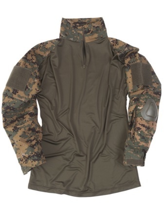 Taktisk Feltskjorte 'WARRIOR' Digital Woodland, XXL