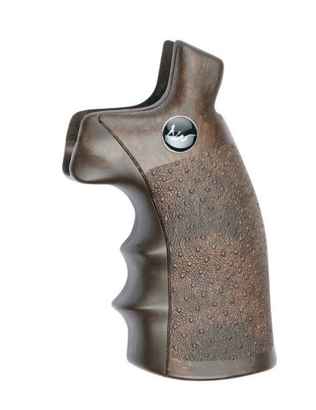 Dette greb er lavet i fake træ til dan Wesson pistoler