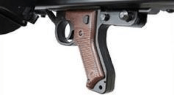 LMGet har et behageligt pistol greb, som også indeholder bunden af gearboksen