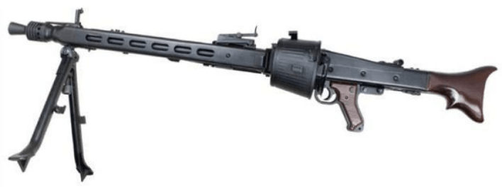 Dette er den klassiske WW2 hardball MG 42 LMG