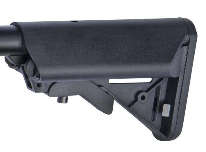 Dette er en normal kolbe til M4, hvilket kan holde et 2 delt batteri