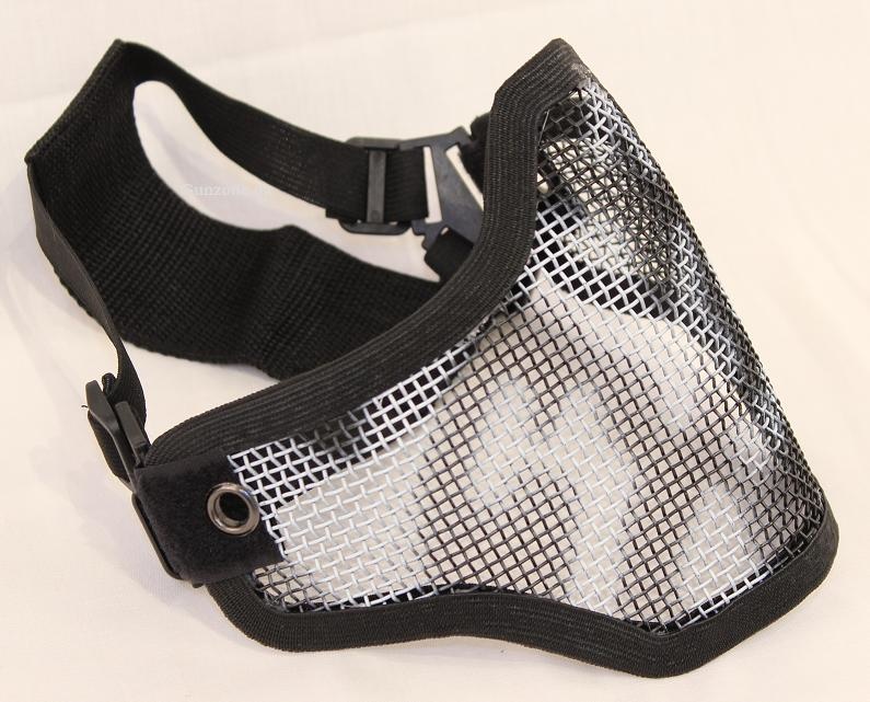 Stål netmaske, Halvmaske Skull