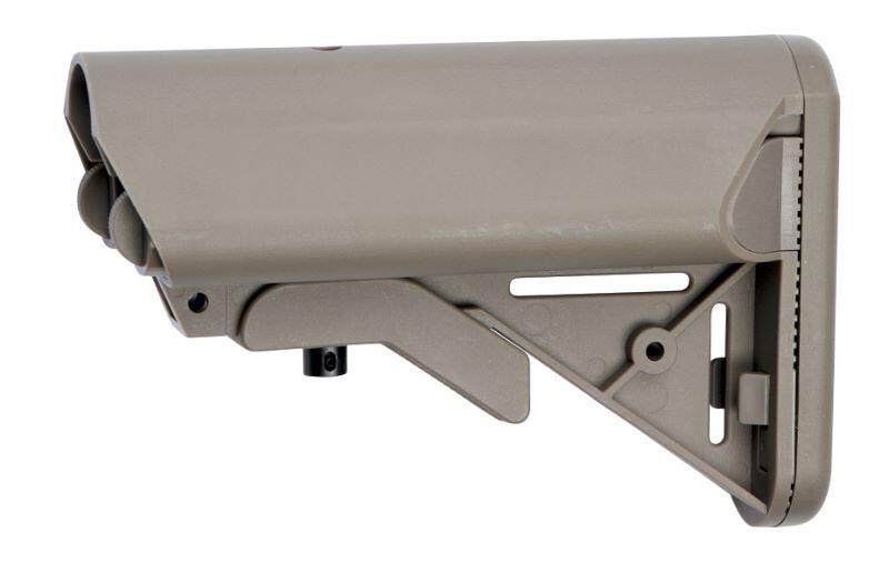 Dette er en tan crane stock til normale M4 buffer rør