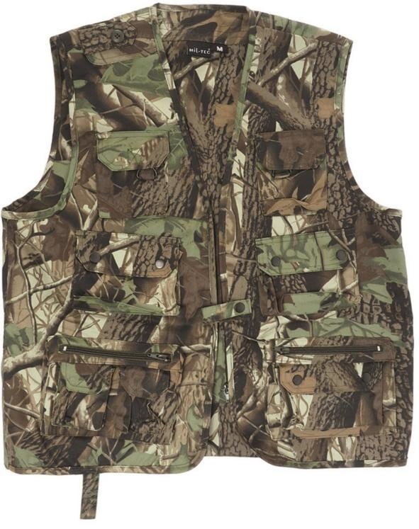 Jagt-vest i jagt camoflage, XXL