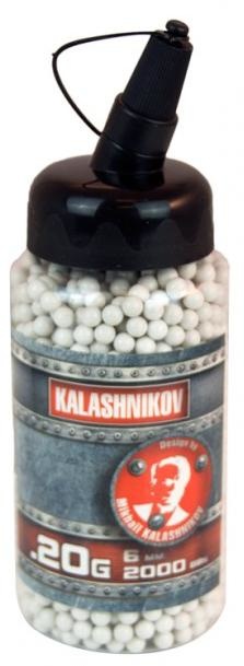 Dette er en lille container med 2000 airsoft kugler