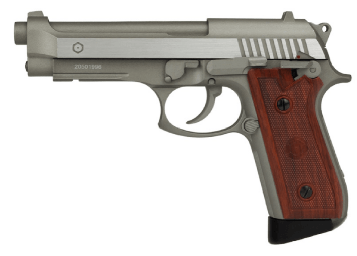 Fuld metal hardball pistol, som har mulighed for full-auto