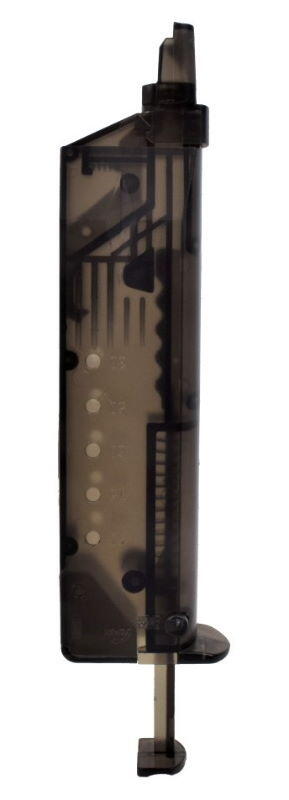 Selve laderen kommer med adapter til GBB pistol mags