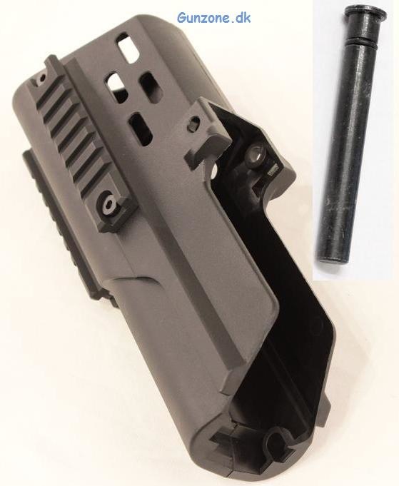 G36C bredt frontskæfte, Inkl. 3 rails og front split