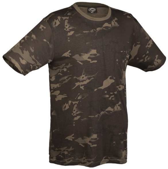 T-shirt, Sort Multicam, S