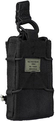 Åben Top M4 Magasin Lomme, Sort