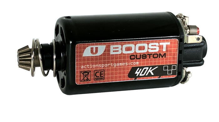 Denne motor har en rpm på hele 40.000