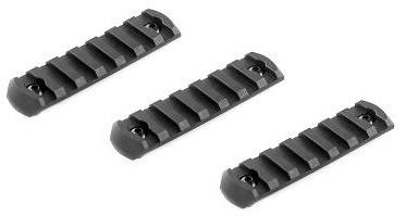 M-Lok Rail, Lang, 3 stk