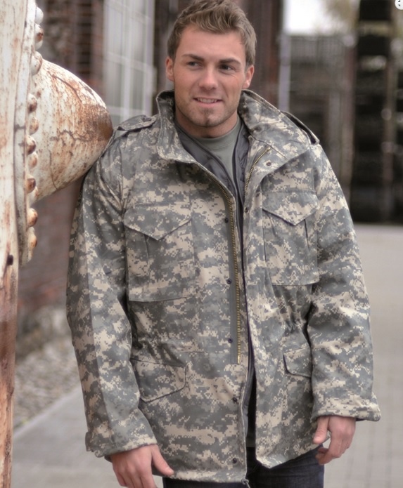 Jakke, US AT-Digital, Voksen Str. 3XL