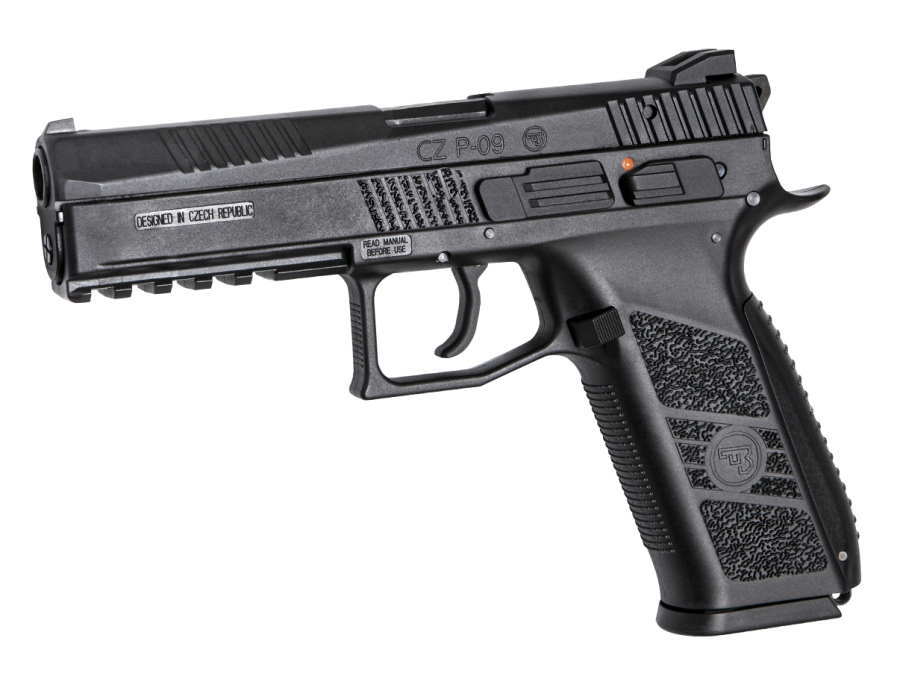 Denne pistol kommer med et gas magasin og en plast slæde, hvilket betyder den ikke kan bruge CO2 magasiner