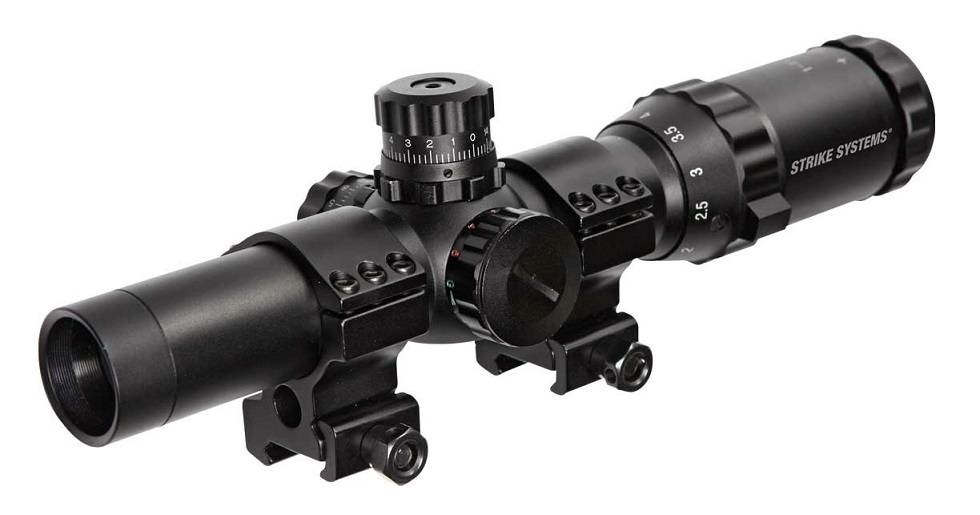 Kort Dot Sigte, Rød/Grøn, Zoom 1-4x24