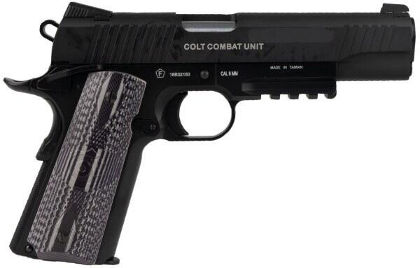 Colt 1911 softgun med rail til lygte osv.