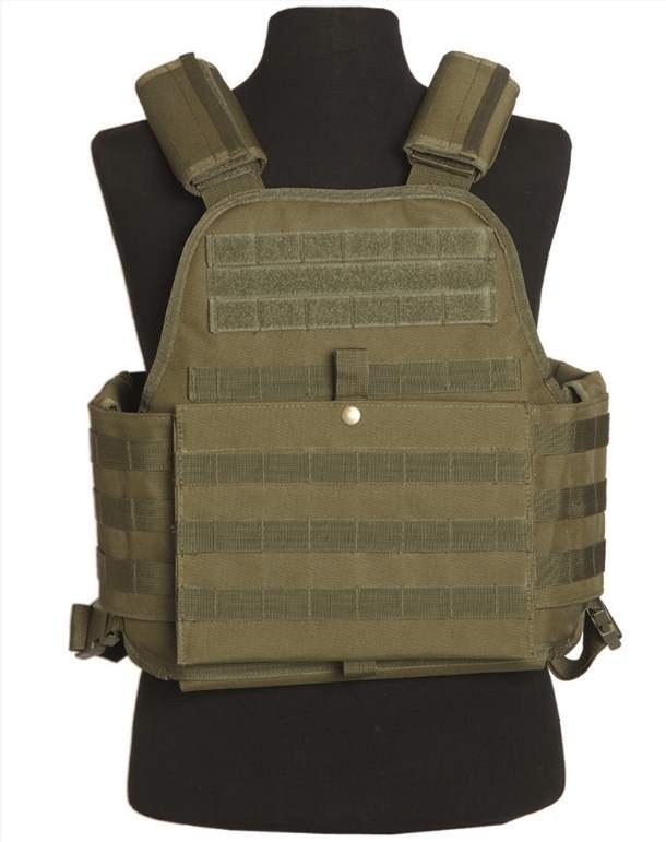 Fed plate carrier vest i Olive