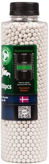 Bio nedbrydlige Airsoft kugler i 0,28g