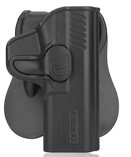 Fronten på vores lækre Tokyo Marui  WE  VFC M&P9 Hardball Pistol Hylster - Sort