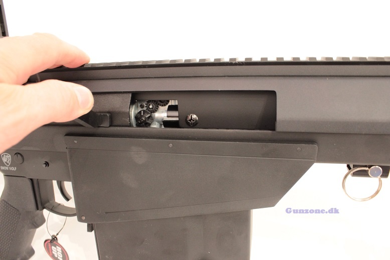 Barret hardball Sniper rifle og hop up justering