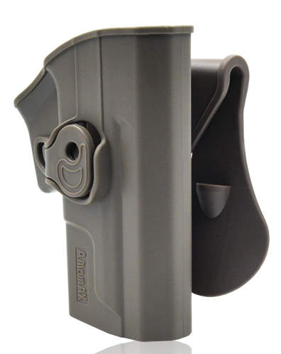 En lille vinkel gør super meget for vores Sig Sauer SP2022 Airsoft Pistol Hylster - FDE