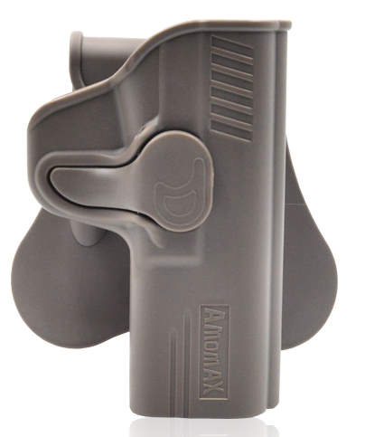 Fronten på vores M&P9 Hardball Pistol Hylster - FDE har en vildt fed overflade