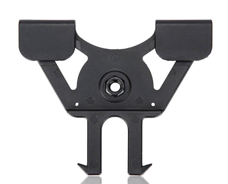 Bagsiden på dette MOLLE-montage passer perfekt i ethvert Molle system