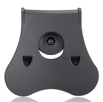 Bagsiden på vores Hardball Paddle Mount, Polymer - Sort