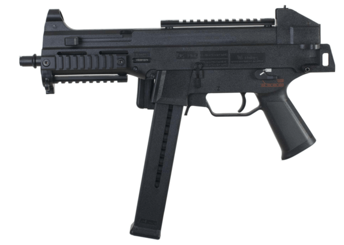 Denne hardball riffel har en foldbar kolbe til f.eks. let transpor