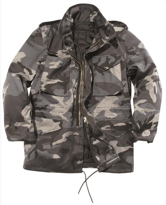 Mil-tec Classic US M65 Jakke Dark Camo - Udgave af den klassiske jakke det amerikanske militær introducerede i 1965