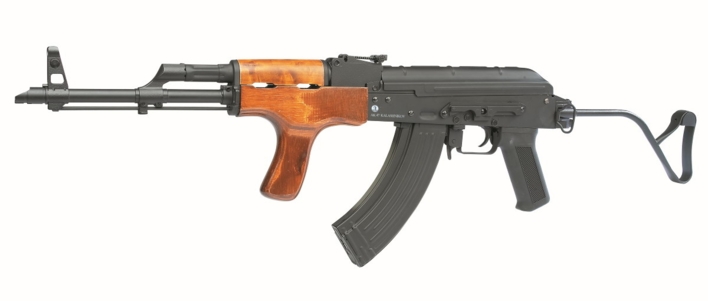Vildt flot metal og ægte træ kalashnikov ak47 aims fra cybergun