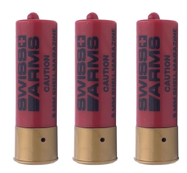 3 stks marui style shotgun shells til vores FN Herstal SLP shotgun