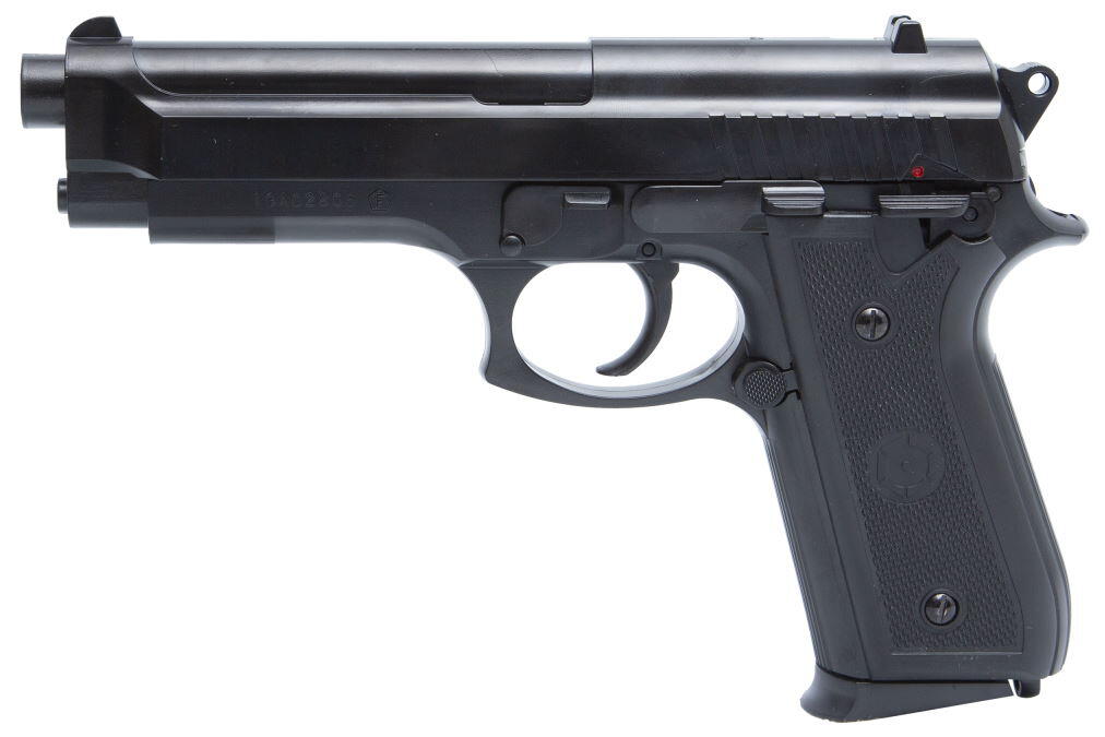 Denne manuelle airsoft pistol er en Taurus PT 92